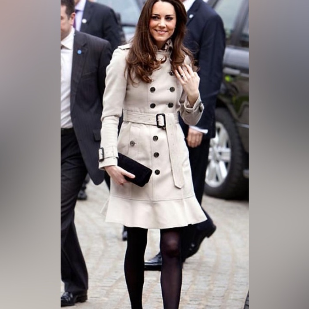 Burberry Littleton wool trench coat - Picture 6 of 9